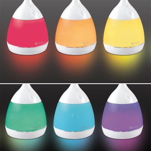 OttLite Mood LED Color Changing Base Desk Lamp with Three Brightness Settings, USB Charging Port and Clear Sun Technology - White WHERE TO BUY