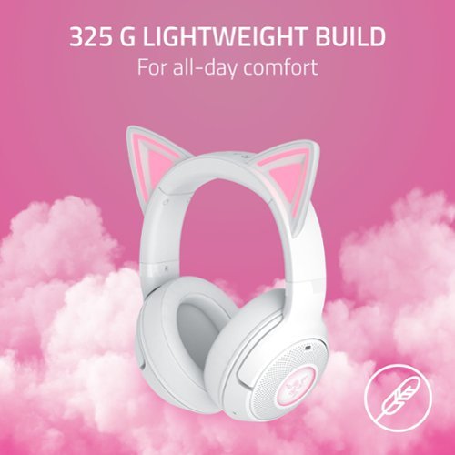 Razer Kraken Kitty V2 Wireless Gaming Headset for PC, Mac, Mobile, and Tablet - White GLOBAL SHIPPING