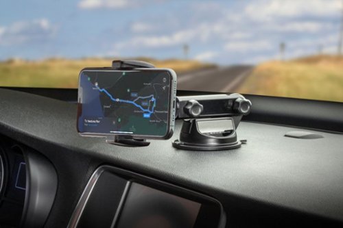 Scosche MagicGrip Extendo Auto-Grip Qi Wireless Charging Telescoping Window/Dash Mount. - Black WORLDWIDE DELIVERY