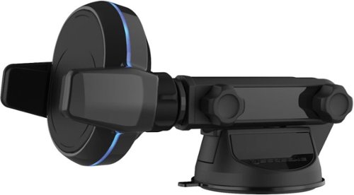 Scosche MagicGrip Extendo Auto-Grip Qi Wireless Charging Telescoping Window/Dash Mount. - Black GLOBAL SHIPPING