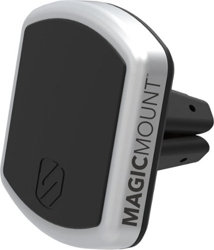 Scosche - MagicMount Pro Magnetic Vent Mount for Most Cell Phones - Black