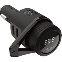 Scosche BTFREQ Bluetooth FM Transmitter Hands Free Car Kit w/ Dual USB ports V5.0 - Black