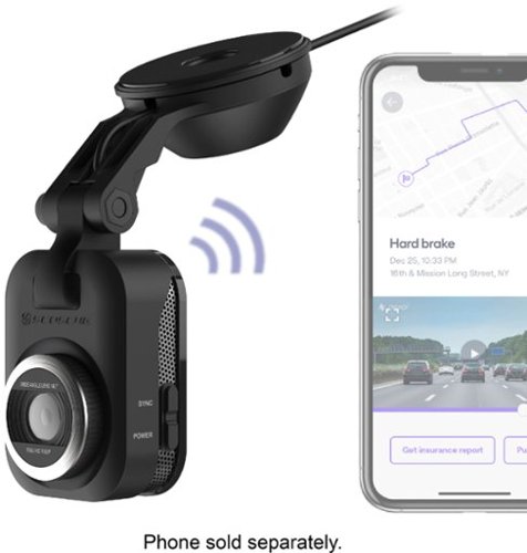 Scosche Smart Dash Camera with Nexar - Black GLOBAL SHIPPING