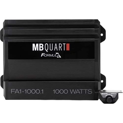 

MB Quart - Formula 1000W Class D Digital Mono Amplifier with Variable Low-Pass Crossover - Black