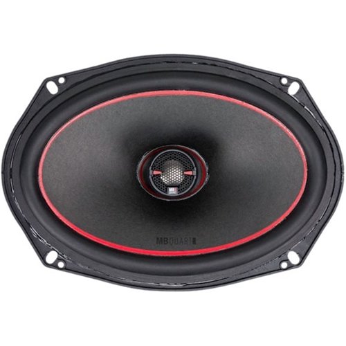 MB Quart - REFERENCE 6" x 9" 2-Way Car Speakers with Craft Pulp Cones (Pair) - Black