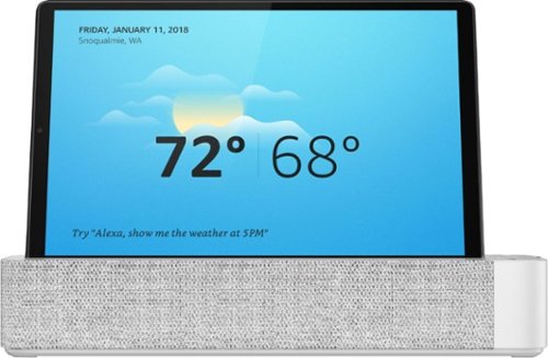 Lenovo - Smart Tab M10 FHD Plus with Amazon Alexa - 10.3" - Tablet - 32GB - Platinum Gray