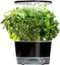 AeroGarden - Harvest Elite 360 6-Pod with Gourmet Herb Seed Pod Kit - Platinum Stainless-Front_Standard
