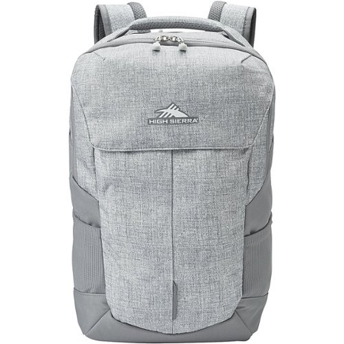High Sierra - Access Pro Laptop Backpack for 17" Laptop - Steel Gray/Silver Heather