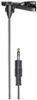 Audio-Technica - Audio Technica ATR3350xis Wired Omni Lavalier Mic - Black-Front_Standard