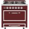 Viking - Tuscany 3.8 Cu. Ft. Freestanding Dual Fuel True Convection Range - Reduction Red-Front_Standard