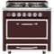 Viking - Tuscany 3.8 Cu. Ft. Freestanding Dual Fuel True Convection Range - Kalamata Red-Front_Standard