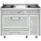 Viking - Tuscany 6.2 Cu. Ft. Freestanding Double Oven Dual Fuel True Convection Range - Frost White-Front_Standard