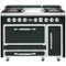 Viking - Tuscany 6.2 Cu. Ft. Freestanding Double Oven Dual Fuel True Convection Range - Green-Front_Standard