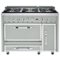 Viking - Tuscany 6.2 Cu. Ft. Freestanding Double Oven Dual Fuel True Convection Range - Artic Gray-Front_Standard