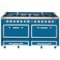 Viking - Tuscany 7.6 Cu. Ft. Freestanding Dual Fuel Convection Range - Alluvial Blue-Front_Standard
