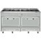Viking - Tuscany 7.6 Cu. Ft. Freestanding Dual Fuel Convection Range - Arctic Gray-Front_Standard