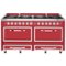 Viking - Tuscany 7.6 Cu. Ft. Freestanding Dual Fuel Convection Range - San Marzano Red-Front_Standard