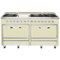 Viking - Tuscany 7.6 Cu. Ft. Freestanding Dual Fuel Convection Range - Vanilla Cream-Front_Standard