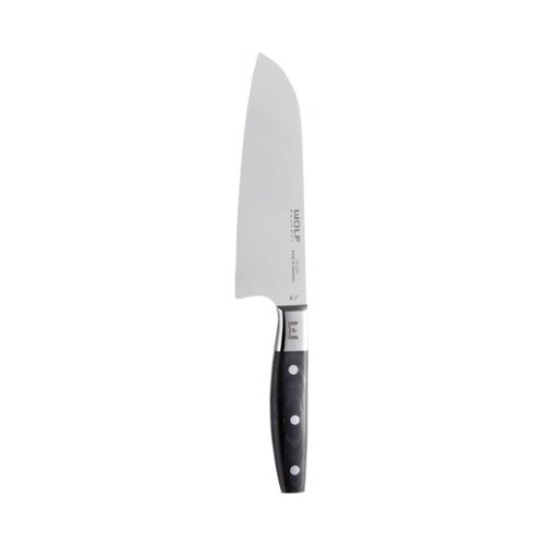 Wolf Gourmet - Santoku Knife (6.5" Blade) - Black/Silver