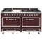 Viking - Tuscany 7.6 Cu. Ft. Freestanding Dual Fuel Convection Range - Kalamata Red-Front_Standard