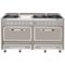 Viking - Tuscany 7.6 Cu. Ft. Freestanding Dual Fuel Convection Range - Pacific Gray-Front_Standard