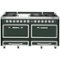 Viking - Tuscany 7.6 Cu. Ft. Freestanding Dual Fuel Convection Range - Green-Front_Standard