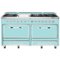 Viking - Tuscany 7.6 Cu. Ft. Freestanding Dual Fuel Convection Range - Bywater Blue-Front_Standard