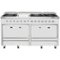 Viking - Tuscany 7.6 Cu. Ft. Freestanding Dual Fuel Convection Range - Frost White-Front_Standard