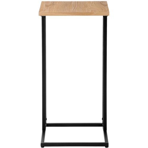 Serta - Harton C-Shaped Contemporary Mid-Century MDF/Wood Veneer Side Table - Natural Oak