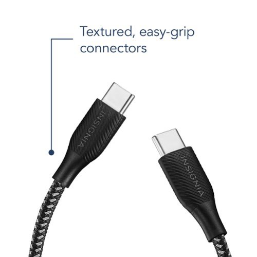 Insignia™ 6' USB-C to USB-C Charge-and-Sync Cable - Charcoal HOW TO BUY
