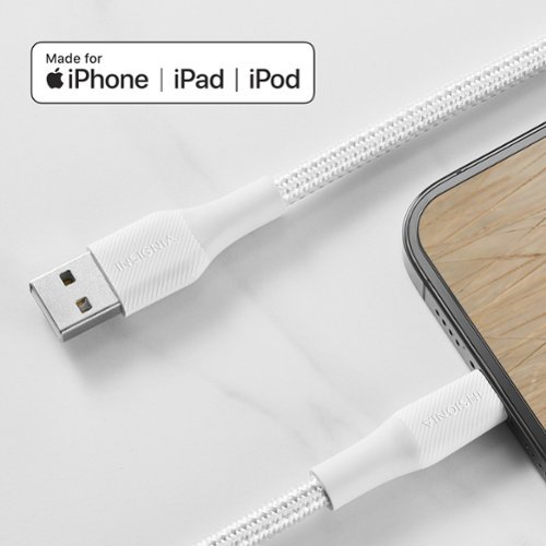 Insignia™ 10' Lightning to USB Charge-and-Sync Cable (2 pack) - Moon Gray GLOBAL SHIPPING