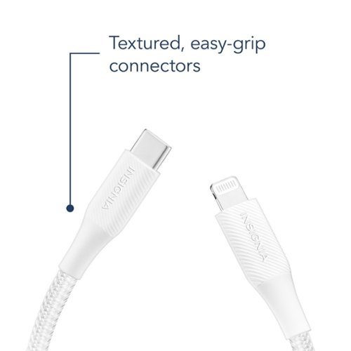 Insignia™ 4’ USB-C to Lightning Charge-and-Sync Cable - Moon Gray HOW TO BUY