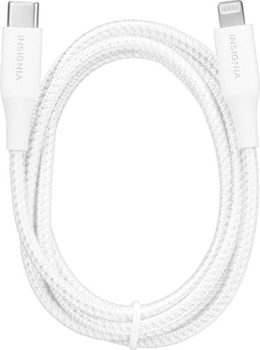 Insignia™ 4’ USB-C to Lightning Charge-and-Sync Cable - Moon Gray SHOP ONLINE