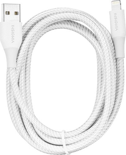 Insignia™ 6' Lightning to USB Charge-and-Sync Cable (2 Pack) - Moon Gray SHOP ONLINE