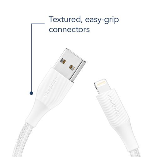 Insignia™ 6' Lightning to USB Charge-and-Sync Cable (2 Pack) - Moon Gray HOW TO BUY
