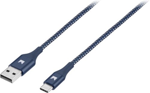  Modal™ - 4' USB-C to USB-A Charge-and-Sync Cable - Blue/Gray