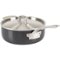 Viking - Hard Stainless 5 Ply 4 Qt. Sauté Pan - Gray/Silver-Angle_Standard