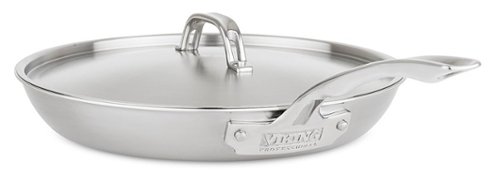 Viking - Professional 5 Ply 12" Covered Fry Pan, Nonstick - Satin