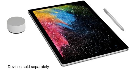 Microsoft Geek Squad Certified Refurbished Surface Book 2 - 13.5 Touch-Screen Laptop - Intel Core i5 - 8GB Memory - 256GB SSD - Platinum BUY IN MIDDLE EAST