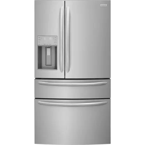 Front. Frigidaire - Gallery Series 21.8 Cu. Ft. 4-Door French Door Counter-Depth Refrigerator - Stainless Steel.