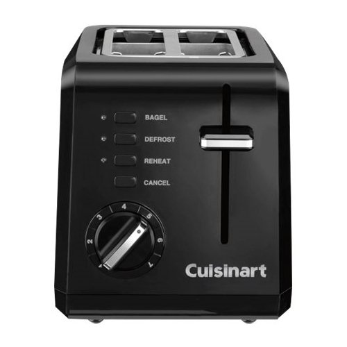 Cuisinart - Classic 2-Slice Wide-Slot Toaster - Black