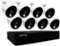 Night Owl - 16 Channel Wired DVR with 8 Wired 1080p HD Spotlight Cameras and 1TB Hard Drive - Black/White-Front_Standard