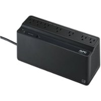 APC - Back-UPS 650VA 7-Outlet/1-USB Battery Back-Up and Surge Protector - Black