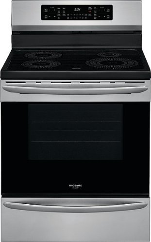 Frigidaire - Gallery 5.4 Cu. Ft. Freestanding Electric Induction Air Fry Range with Self and Steam Clean - Stainless steel