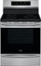 Frigidaire - Gallery 5.4 Cu. Ft. Freestanding Electric Induction Air Fry Range with Self and Steam Clean - Stainless Steel-Front_Standard