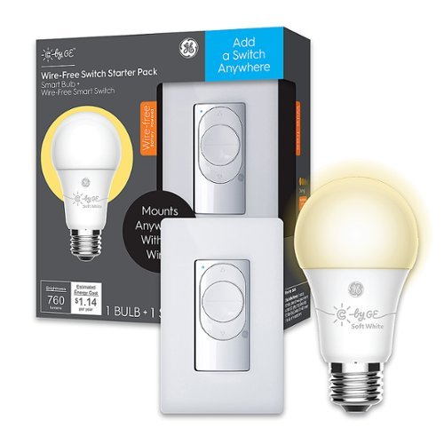 C by GE Wire-free Switch + A19 Smart Bulb Bundle - Soft White HOW TO BUY