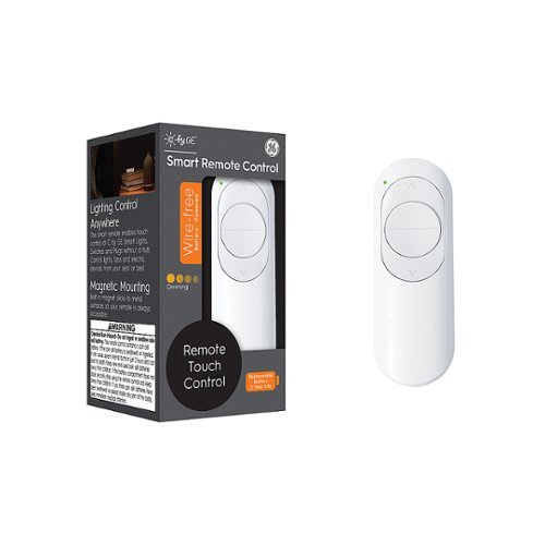 GE - Wire-Free Smart Remote Dimmer (Packaging May Vary) - White
