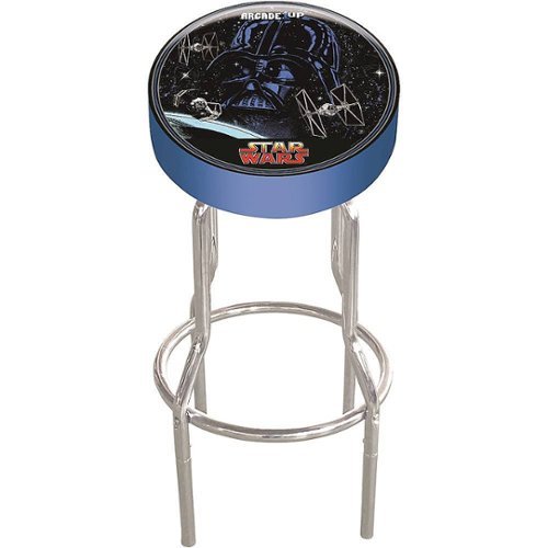  Arcade1Up - Star Wars Chrome Adjustable Stool - Star Wars Black