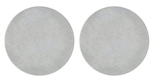 Professional Series 6" Round Replacement Grille for Select Sonance Speakers (2-Pack) - Paintable White