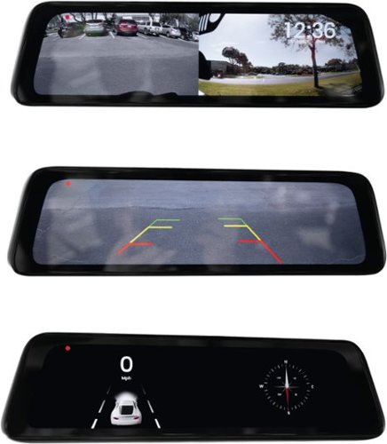 EchoMaster 9.3” Full Screen Rear-View Mirror Replacement Monitor with DVR and Back-Up Camera Kit - Black HOW TO BUY